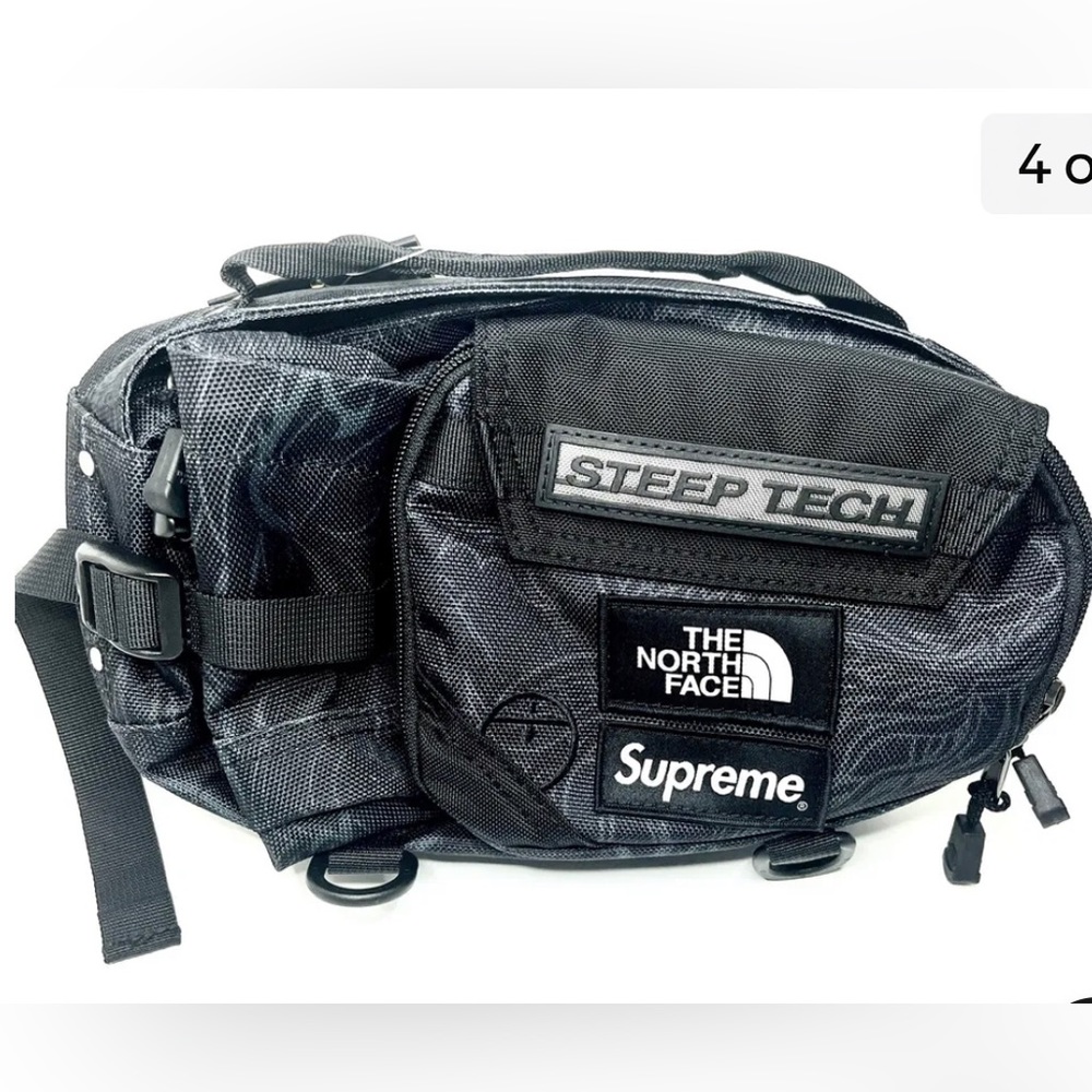 Supreme The North Face Steep Tech Waist Bag Black Dragon FW22 - NEW